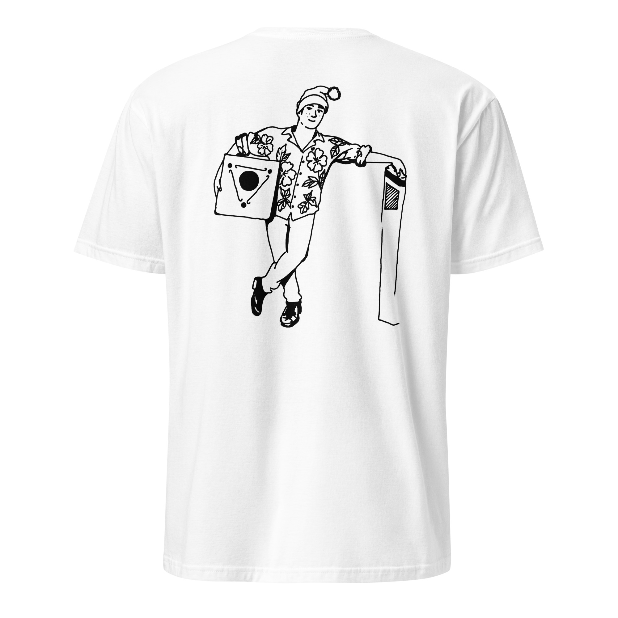 Frivilligetrøje (Fklubbens Fribillige Fællesskab) - Unisex Basic Softstyle T-Shirt - Hvid - Billede 2