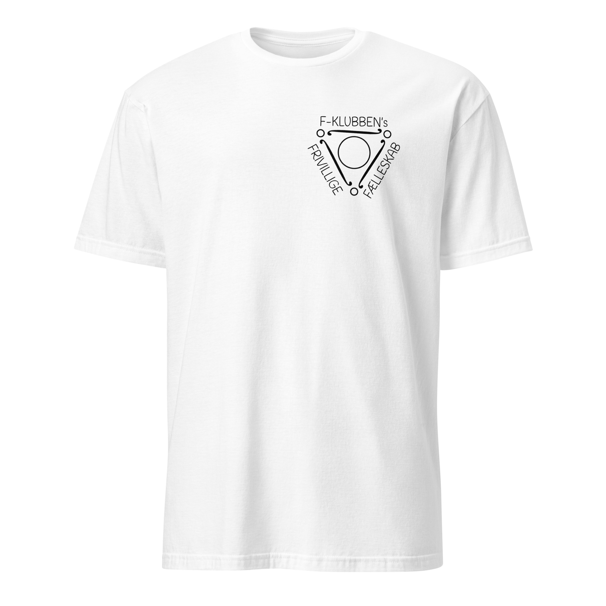 Frivilligetrøje (Fklubbens Fribillige Fællesskab) - Unisex Basic Softstyle T-Shirt - Hvid
